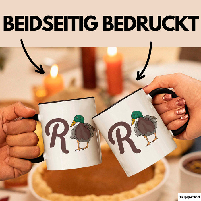 Rentner Pensionär Sarkasmus Ente Tasse Geschenk Lustige Geschenkidee Spruch Trendation