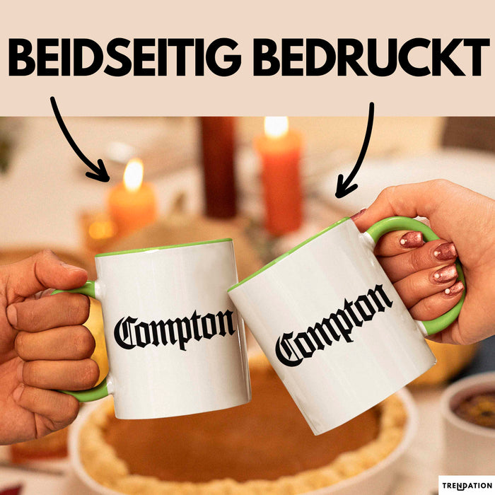 Los Angeles LA Kalifornien USA Tasse Geschenk Lustige Geschenkidee Spruch Compton Grün Trendation