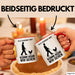 Huhn Tier Bauer Tasse Becher Geschenk Lustige Geschenkidee Spruch Alle Verrückt Hier Komm Huhn Wir Gehen Rot Trendation
