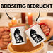 Katzen Tierliebhaber Tasse Geschenk Lustige Geschenkidee Spruch Rot Trendation