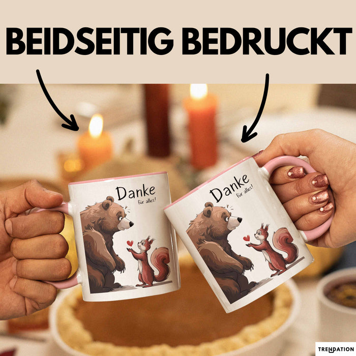 Lehrer Wertschätzung Danke Tasse Geschenk Lustige Geschenkidee Spruch Danke Für Alles Rosa Trendation