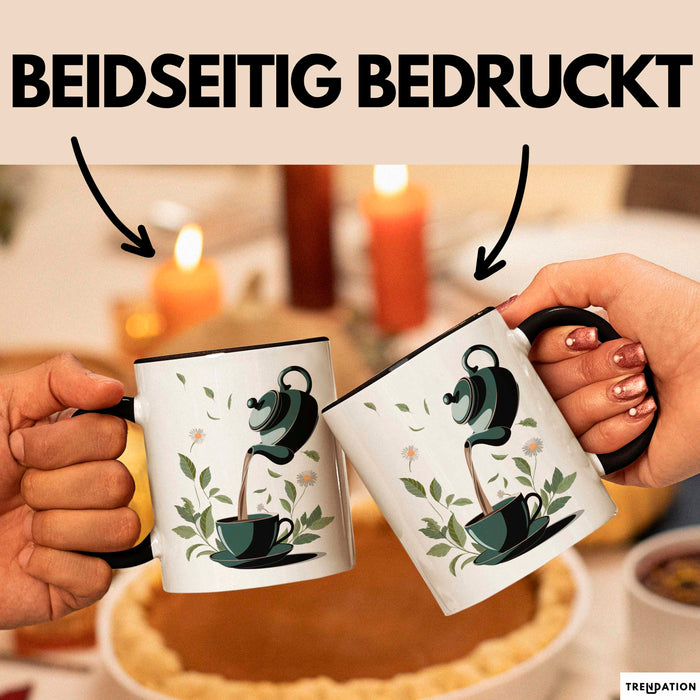 Tee Trinker Tasse Geschenk Lustige Geschenkidee Spruch Für Tee Liebhaber Trendation