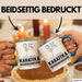 Karateka Geschenk Tasse Ich Bin Karateka Aber Sag Doch Einfach Superheld Lustige Geschenkdiee für Karateka Kaffee-Becher Blau Trendation