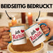 Karin Tasse Geschenk Ich Bin Vollkommen Karin Geschenkidee Geburtstag Blau Trendation