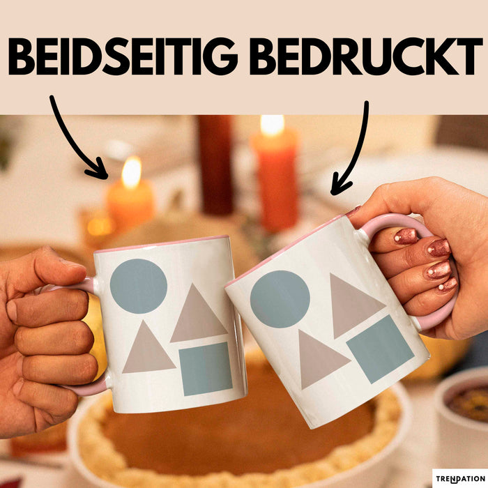 Minimalist Tasse Geschenk Lustige Geschenkidee Spruch Für Einfaches Leben Fans Rosa Trendation
