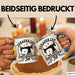 Nähen Geschenk Tasse Geschenkidee Frauen Zuhause Ist Wo Meine Nähmaschine Steht Blau Trendation