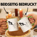 Katzen-Besitzerin Geschenk Tasse Kaffee-Becher Katzen Skelett Tattoo Frauen Kaffee-Becher Grün Trendation