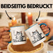 Sarkastische Rauchende Katze Sarkasmus Tasse Geschenk Lustige Geschenkidee Spruch Blau Trendation