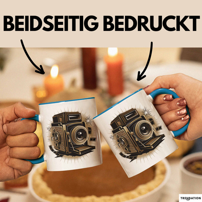 Fotograf Tasse Geschenkidee für Fotografie Enthusiasten Blau Trendation