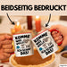 Schaf Tier Bauer Tasse Becher Geschenk Lustige Geschenkidee Spruch Komme Was Wolle Ich Schaf Das Rot Trendation