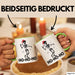 Skelett Weihnachten Geschenk Tasse Weihnachliches Skelett Grafik Geschenkidee Totenkopf Fans Tattoo Grün Trendation