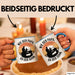 Papa Vatertag Vater Sohn Tasse Becher Geschenk Lustige Geschenkidee Spruch Wie Der Papa So Der Sohn Blau Trendation