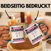 Spaziergänger Tasse Geschenk für Spaziergänger Geburtstag Lustiger Spruch Kaffee-Becher Was Ist Deine Superkraft Blau Trendation