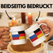 Russe Tasse Geschenk Russland Deutschland Flagge Geschenkidee Weiß Trendation