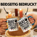 Krankenschwester Pflege Geschenk Tasse Mit Ganz Viel Herz Urin Und Kot Verdiene Ich Mein Täglich Brot Geschenkidee Kaffee-Becher Blau Trendation
