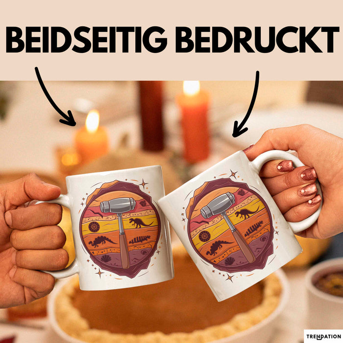Geologe Tasse Geschenk Lustige Geschenkidee Spruch Für Erd Entdecker Weiß Trendation