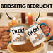 Katzen Tasse Geschenk Im Ok Lustige Geschenkidee Stress Burnout Blau Trendation