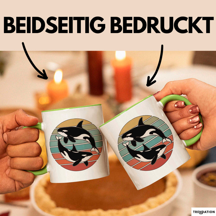 Wal Tier Tasse Geschenk Lustige Geschenkidee Spruch Grün Trendation