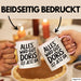 Doris Tasse Geschenk Alles Ist Gut Doris Ist Jetz Da Geschenkidee Becher mit Name Rosa Trendation