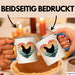 Huhn Tier Bauer Tasse Becher Geschenk Lustige Geschenkidee Spruch Hühnerherz Blau Trendation