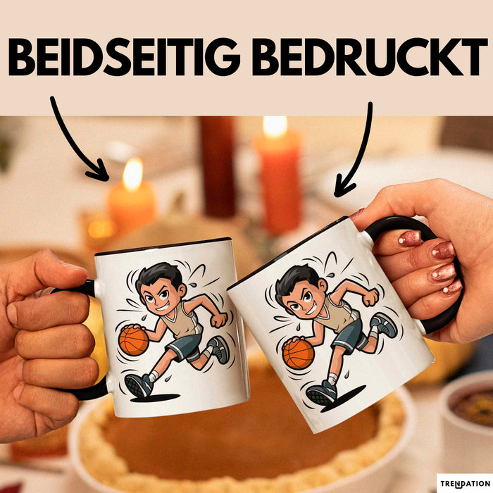 Basketballspieler Tasse Geschenkidee für Basketball Fans Trendation