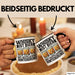 Whisky Liebhaber Tasse Geschenk Whisky Ist Bier Mit Destillations Hintergrund Trendation
