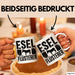 Eselbauer Esel Tier Tasse Geschenk Lustige Geschenkidee Spruch Esel Flüsterer Weiß Trendation