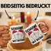 Weihnachten Tasse Geschenk Schääne Woi Nachde Kaffee-Becher Weiß Trendation