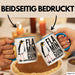 Pinguin Flamingo Tasse Geschenk Lustige Geschenkidee Spruch Flaminguin Blau Trendation