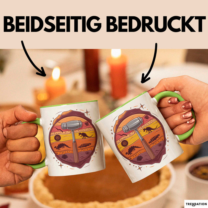 Geologe Tasse Geschenk Lustige Geschenkidee Spruch Für Erd Entdecker Grün Trendation