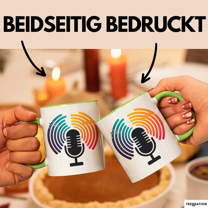 Motivationsredner Tasse Geschenkidee für Publikum Inspirator Grün Trendation