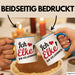 Elke Tasse Geschenk Ich Bin Vollkommen Elke Geschenkidee Geburtstag Blau Trendation