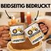 Auto Tasse Geschenk Blutgruppe Positiv Traktor Spruch Geschenkidee bagger Schwarz Trendation