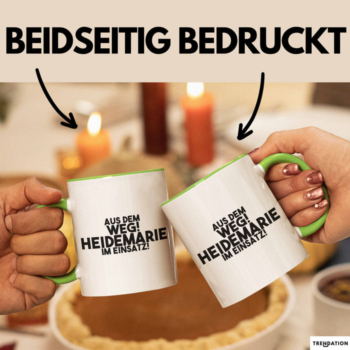 Heidemarie Tasse Aus Dem Weg! Heidemarie Im Einsatz! Geschenk
