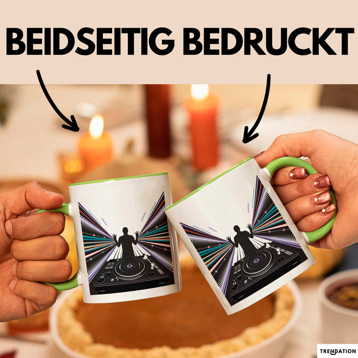 DJ Tasse Geschenk Lustige Geschenkidee Spruch Für Beat Macher Grün Trendation