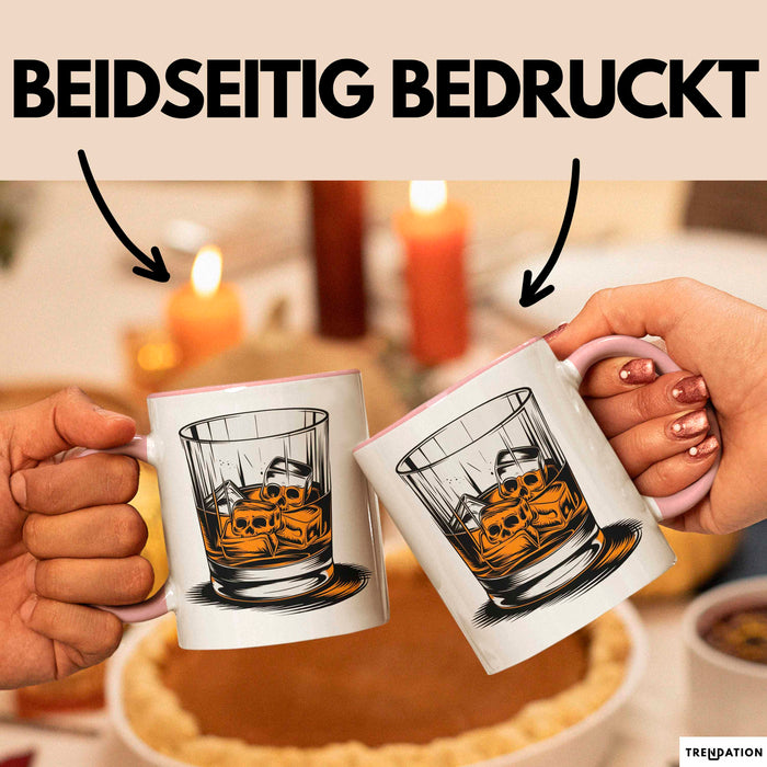 Whiskytrinker Tasse Geschenkidee für Whisky Liebhaber Rosa Trendation