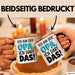 Opa Großvater Tasse Becher Geschenk Lustige Geschenkidee Spruch Ich Bin Der Opa Ich Darf Das Trendation