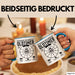 40. Geburtstag Tasse Geschenk Schonend Behandeln Oldtimer Der Ist 40 Geschenkidee Kaffee-Becher Blau Trendation
