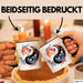 Fuchs Tierliebhaber Tasse Geschenk Lustige Geschenkidee Spruch Japanischer Kitsune Fuchs Schwarz Trendation