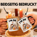 Meerschweinchen Tierliebhaber Tasse Geschenk Lustige Geschenkidee Spruch Schwarz Trendation