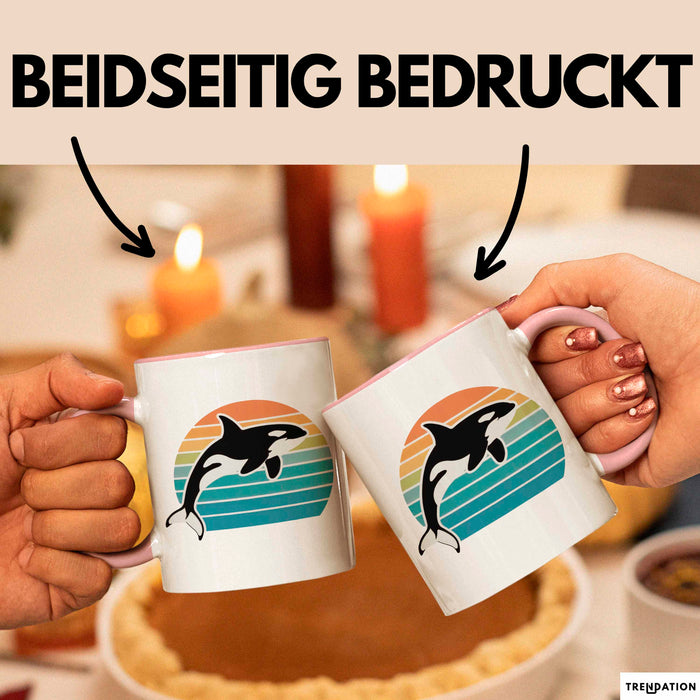 Wal Tier Tasse Geschenk Lustige Geschenkidee Spruch Rosa Trendation