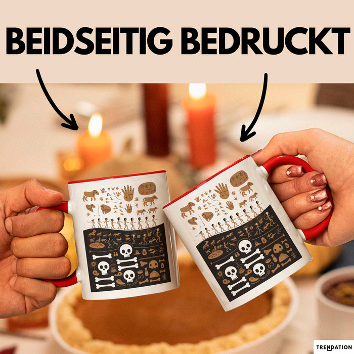Anthropologe Tasse Geschenk Lustige Geschenkidee Spruch Für Kultur Entdecker Rot Trendation