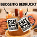 Eselbauer Esel Tier Tasse Geschenk Lustige Geschenkidee Spruch Esel Flüsterer Blau Trendation
