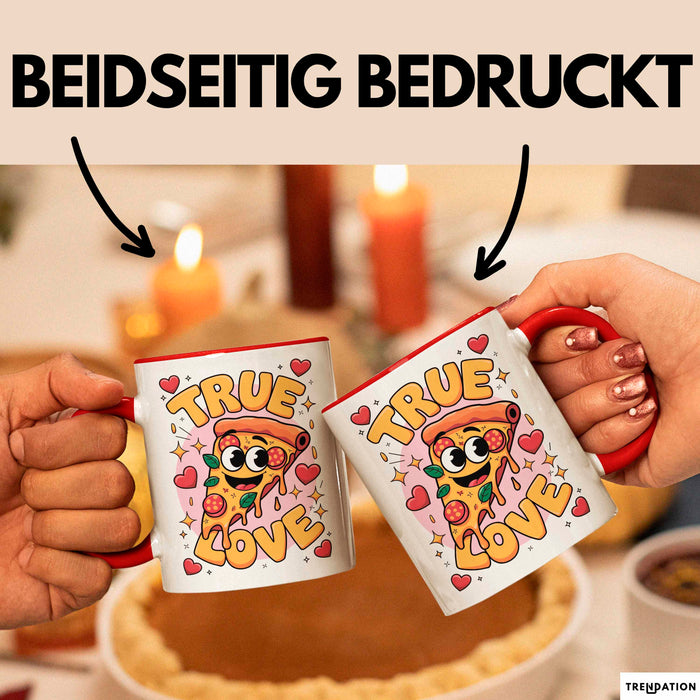 Pizza Liebhaber Tasse Geschenk Lustige Geschenkidee Spruch Für Käse Liebhaber Rot Trendation