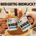 Koch Ausbildung Tasse Geschenk Ich Bin Koch In Der Ausbildung Ich Darf Das Geschenkidee Spruch Schwarz Trendation