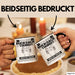 Rucksacktourist Tasse Geschenk für Rucksacktourist Geburtstag Lustiger Spruch Kaffee-Becher Was Ist Deine Superkraft Schwarz Trendation