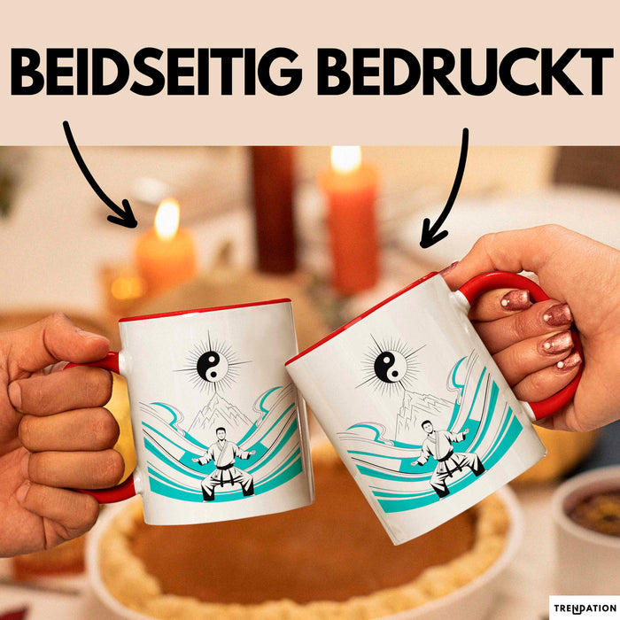 Kampfsportler Tasse Geschenk Lustige Geschenkidee Spruch Für Disziplin Sucher Rot Trendation