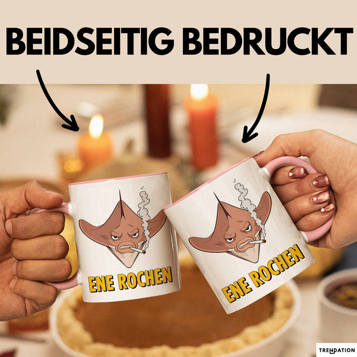 Rochen Humor Tasse Geschenk Ene Rochen Geschenkidee Geburtstag Angler