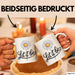 Gänseblümchen Blume Tasse Geschenk Lustige Geschenkidee Spruch Lass Es Geschehen Weiß Trendation