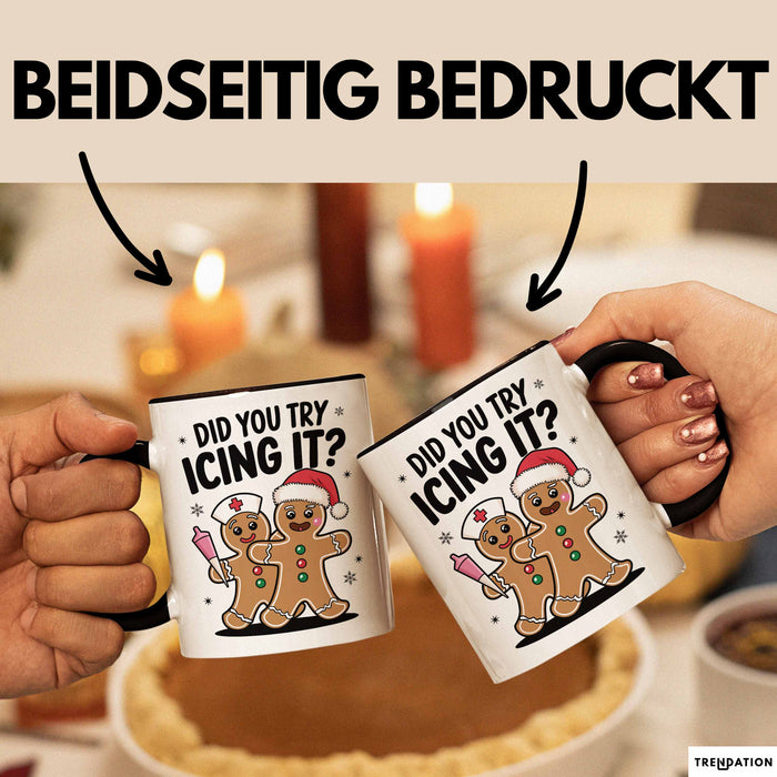 Sarkastische Weihnachtsfeier Tasse Geschenk Lustige Geschenkidee Spruch Hast Du Versucht Es Zu Kühlen Trendation